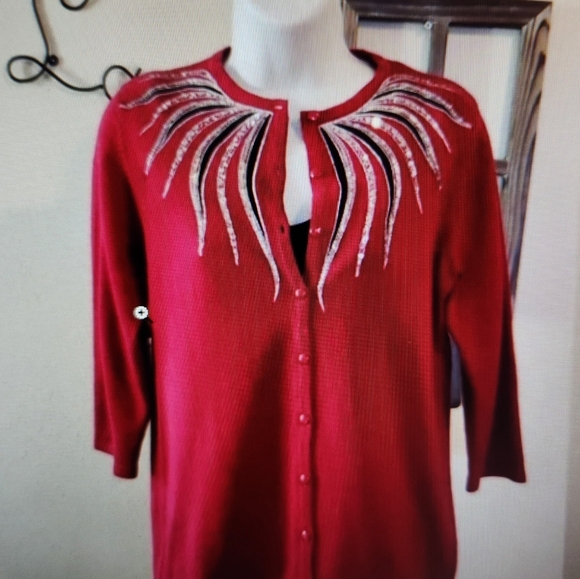 Bob Mackie Sweater Size XS Vintage - Picture 2 of 6